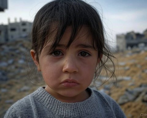 Barn på Gaza, KI, laget med Grok på X