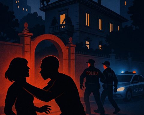 Gambisk migrant arrestert for å ha kvalt filippinsk hushjelp i Milano. Illustrasjon med KI, ChatGPT/ Dall-E.