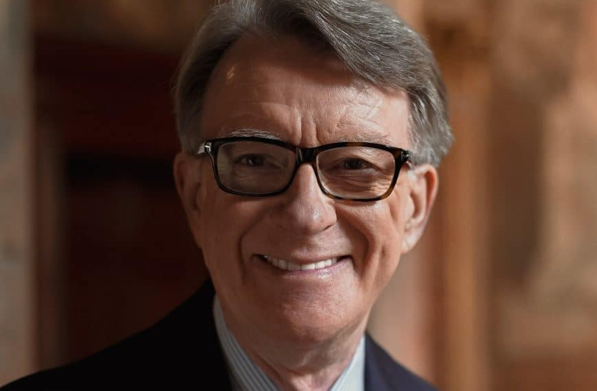 Peter Mandelson, offisielt bilde.