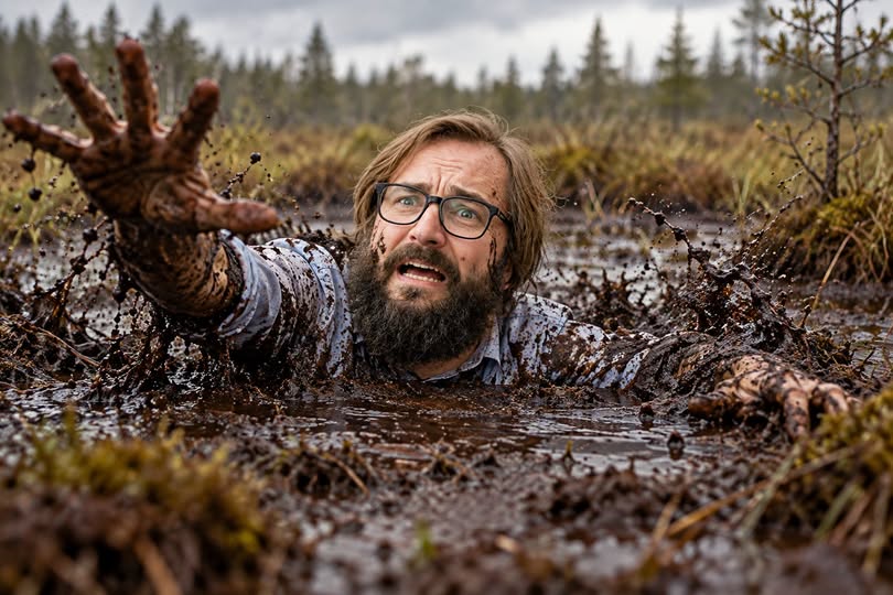 Harald S. Klungtveit. KI illustrasjon av Kjetil Tveit.