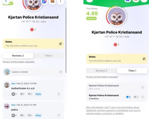 Kjartan Øygard er svartelistet av prostituerte i Agder i appen NumBuster.
